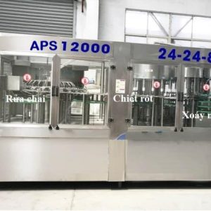 MÁY CHIẾT RÓT CHAI TỰ ĐỘNG 6 TRONG 1 APS12000