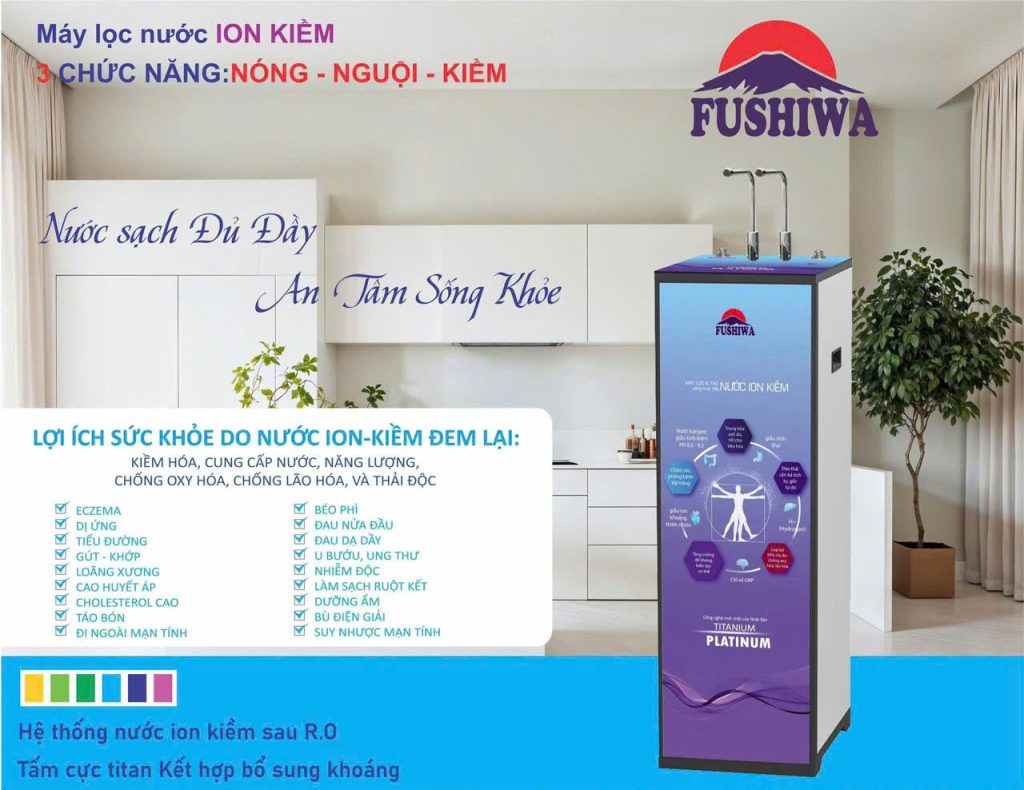 Máy Lọc Nước Ion Kiềm Fushiwa