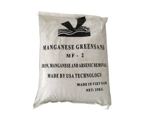 Vật liệu mangan MF2 dùng để khử mangan trong nước giếng khoan và bảo vệ các công đoạn lọc phía sau
