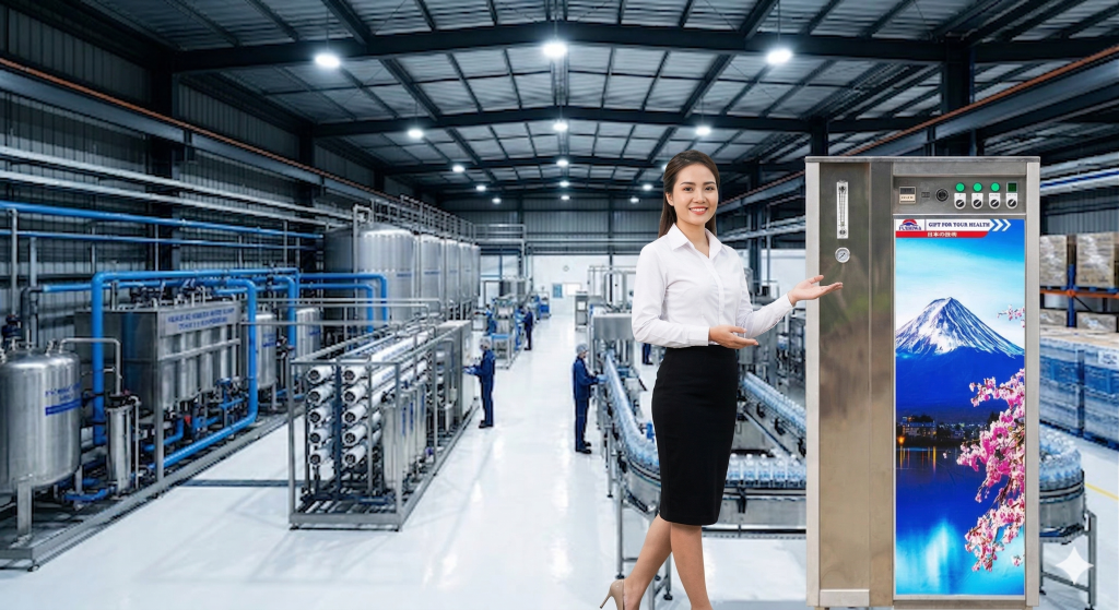 Máy Ion Kiềm Công Nghiệp 1000Lh