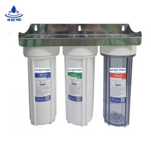 Bộ lọc nước sinh hoạt 3 cấp 10" lọc zen 21 An Đạt Phát